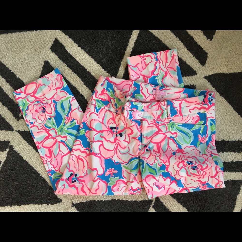 Pretty Lilly Pulitzer Cropped Pants